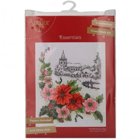 Kit De Punto De Cruz - Días De Invierno - Anchor 3 Kit De Punto De Cruz - Días De Invierno - Anchor