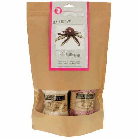 Kit De Punto - Pulpo Olivia 5 Kit De Punto - Pulpo Olivia - Imagen 3