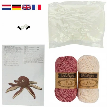 Kit De Punto - Pulpo Olivia 6 Kit De Punto - Pulpo Olivia - Imagen 4