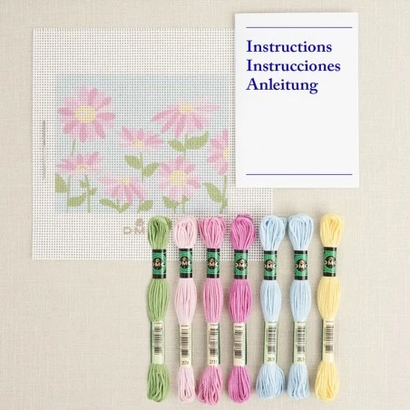 Kit De Tapicería - Campo De Margaritas - DMC 6 Kit De Tapicería - Campo De Margaritas - DMC - Imagen 4