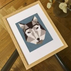 Kit De Tapicería - Lobo Geométrico - DMC