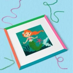 Kit De Tapiceria - Marina La Sirena - DMC 8 Kit De Tapiceria - Marina La Sirena - DMC -Las Tijeras Magicas Tienda kit de tapiceria marina la sirena dmc 1