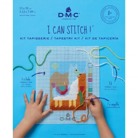 Kit De Tapicería - Mika La Llama - DMC 3 Kit De Tapicería - Mika La Llama - DMC