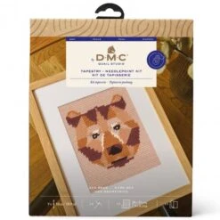 Kit De Tapicería - Oso Geométrico - DMC 8 Kit De Tapicería - Oso Geométrico - DMC -Las Tijeras Magicas Tienda kit de tapiceria oso geometrico dmc 2