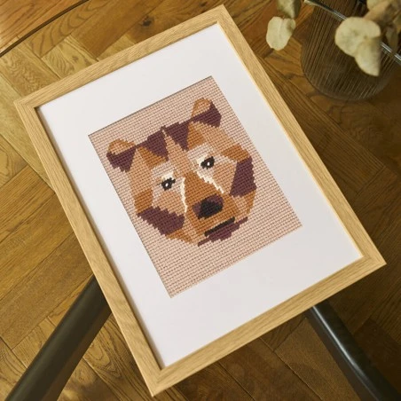 Kit De Tapicería - Oso Geométrico - DMC 3 Kit De Tapicería - Oso Geométrico - DMC