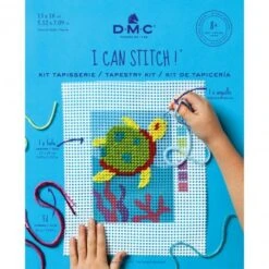 Kit De Tapicería - Tortuga - DMC -Las Tijeras Magicas Tienda kit de tapiceria tortuga dmc 2