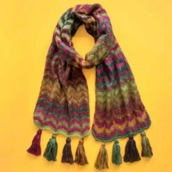 Kit De Tricot - Bufanda Harvest - Scheepjes -Las Tijeras Magicas Tienda kit de tricot bufanda harvest scheepjes 2