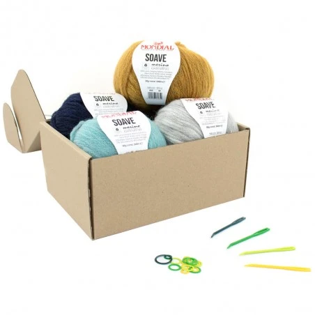 Kit De Tricot - Gorro. ¡Se Viene La Nieve! 3 Kit De Tricot - Gorro. ¡Se Viene La Nieve!