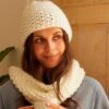 Kit De Tricot - The Cosy Hat & Snood - DMC 1 Kit De Tricot - The Cosy Hat & Snood - DMC -Las Tijeras Magicas Tienda kit de tricot the cosy hat snood dmc