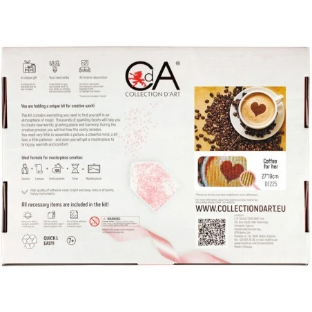 Kit Diamond Painting - Café Para Ella - Collection D'Art 4 Kit Diamond Painting - Café Para Ella - Collection D'Art - Imagen 2