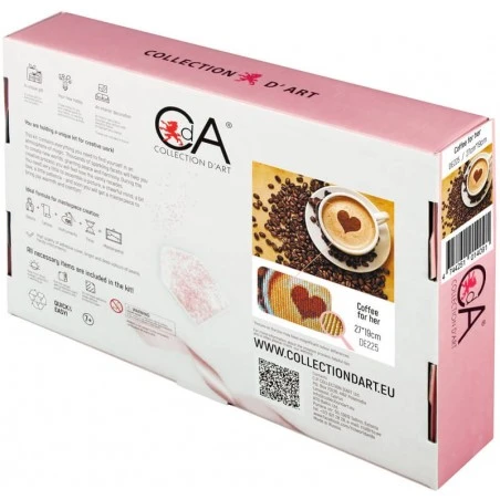 Kit Diamond Painting - Café Para Ella - Collection D'Art 5 Kit Diamond Painting - Café Para Ella - Collection D'Art - Imagen 3