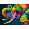 Kit Diamond Painting - Elefante Arco Iris - Collection D'Art -Las Tijeras Magicas Tienda kit diamond painting elefante arco iris collection d art