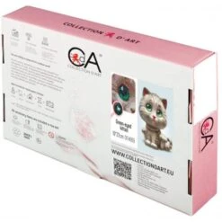 Kit Diamond Painting - Gatito De Ojos Verdes - Collection D'Art -Las Tijeras Magicas Tienda kit diamond painting gatito de ojos verdes collection d art 2