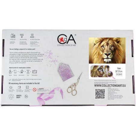 Kit Diamond Painting - León - Collection D'Art 4 Kit Diamond Painting - León - Collection D'Art - Imagen 2