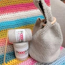 Kit Ganchillo Bolso Nudo Japonés - Hoooked -Las Tijeras Magicas Tienda kit ganchillo bolso nudo japones hoooked 2