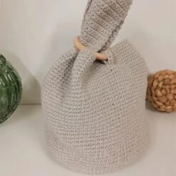 Kit Ganchillo Bolso Nudo Japonés - Hoooked -Las Tijeras Magicas Tienda kit ganchillo bolso nudo japones hoooked 4