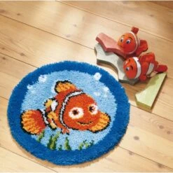 Kit Ganchillo Para Alfombra - Nemo - Vervaco