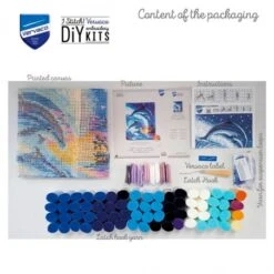Kit Latch Hook - Delfines En Una Atmósfera Tropical - Vervaco 8 Kit Latch Hook - Delfines En Una Atmósfera Tropical - Vervaco -Las Tijeras Magicas Tienda kit latch hook delfines en una atmosfera tropical vervaco 2