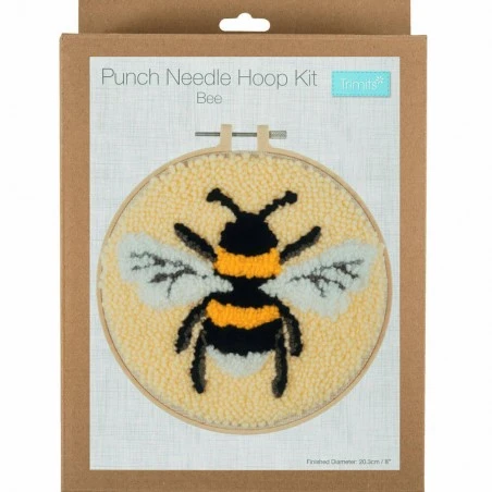 Kit Punch Needle Con Bastidor - Hoop Bee - Trimits 5 Kit Punch Needle Con Bastidor - Hoop Bee - Trimits - Imagen 3