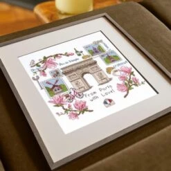 Kit Punto De Cruz - Arco De Triunfo By Anna Matvieieva - DMC -Las Tijeras Magicas Tienda kit punto de cruz arco de triunfo by anna matvieieva dmc 2