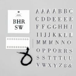Kit Stick & Stitch - Abecedario Negro - Rico Design -Las Tijeras Magicas Tienda kit stick stitch abecedario negro rico design 2