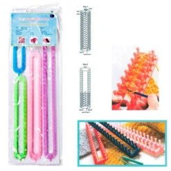 Kit De Telares Rectangulares Classic Knit