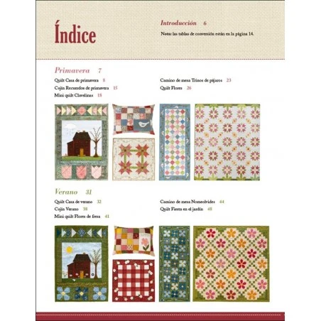 Labores De Patchwork Para Las Cuatro Estaciones 4 Labores De Patchwork Para Las Cuatro Estaciones - Imagen 2