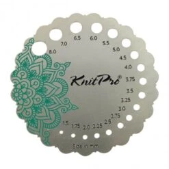 Medidor De Agujas Plateado - The Mindful Collection - KnitPro