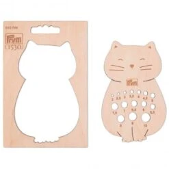 Medidor De Madera Para Agujas De Tricotar - Prym -Las Tijeras Magicas Tienda medidor de madera para agujas de tricotar prym 2