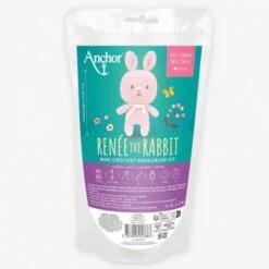 Kit Mini Amigurumi Renée The Rabbit - Anchor -Las Tijeras Magicas Tienda mini kit de amigurumi renee the rabbit anchor 2