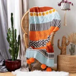 Mix & Match. Modern Crochet Blankets -Las Tijeras Magicas Tienda mix match modern crochet blankets 3