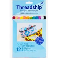 Pack De 12 Madejas De Color Pastel + Kumihimo - DMC