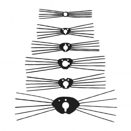 Pack De 120 Bigotes Para Narices De Animales - Opry 3 Pack De 120 Bigotes Para Narices De Animales - Opry