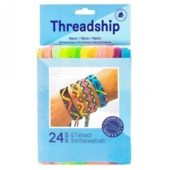 Pack De 24 Madejas Multi-Hebras De Colores Neón - DMC