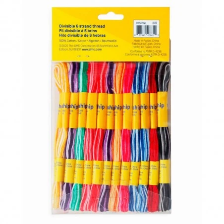 Pack De 36 Madejas Multi-Hebras De Colores Jaspeados - DMC 4 Pack De 36 Madejas Multi-Hebras De Colores Jaspeados - DMC - Imagen 2