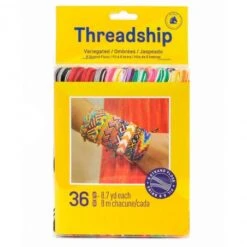 Pack De 36 Madejas Multi-Hebras De Colores Jaspeados - DMC