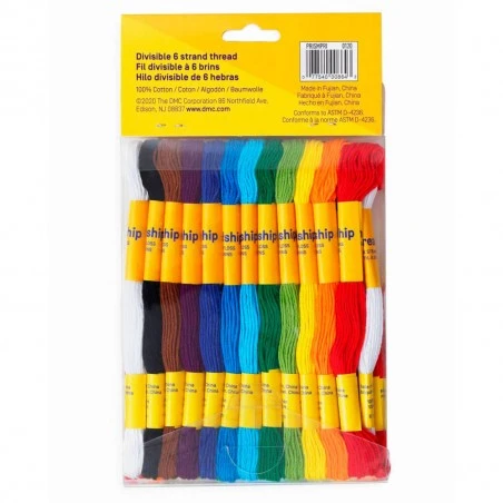 Pack De 36 Madejas Multi-Hebras De Colores Primarios - DMC 4 Pack De 36 Madejas Multi-Hebras De Colores Primarios - DMC - Imagen 2