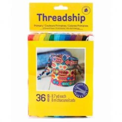 Pack De 36 Madejas Multi-Hebras De Colores Primarios - DMC