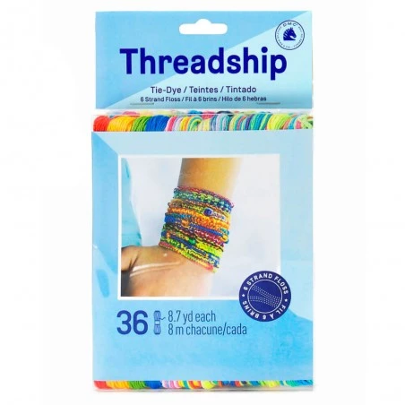 Pack De 36 Madejas Multi-Hebras - Tie & Dye - DMC 3 Pack De 36 Madejas Multi-Hebras - Tie & Dye - DMC