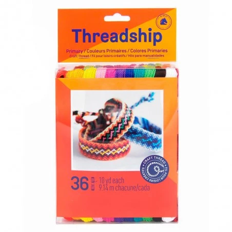 Pack De 36 Madejas Monohebra De Colores Primarios - DMC 3 Pack De 36 Madejas Monohebra De Colores Primarios - DMC