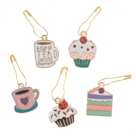 Pack De 5 Marcadores De Punto - Tea Time - Milward 3 Pack De 5 Marcadores De Punto - Tea Time - Milward