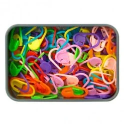 Pack De 80 Marcadores De Punto De 23 Mm Con Cierre - Durable -Las Tijeras Magicas Tienda pack de 80 marcadores de punto de 23 mm con cierre durable 3