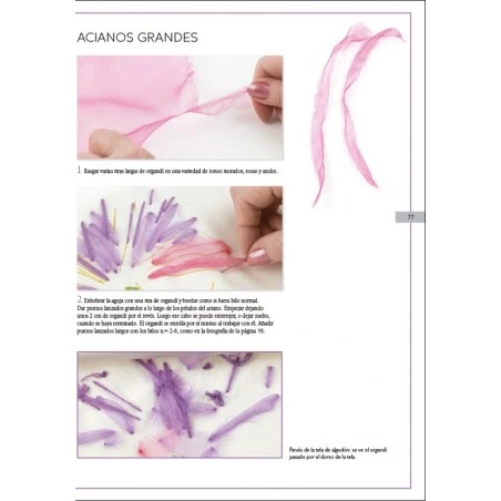 Paisajes Y Flores Bordados A Mano 6 Paisajes Y Flores Bordados A Mano - Imagen 4