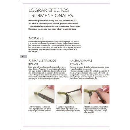 Paisajes Y Flores Bordados A Mano 7 Paisajes Y Flores Bordados A Mano - Imagen 5