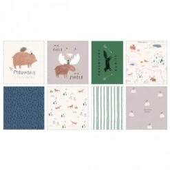 Panel De Tela Popelín Katia - Misty Mountains Panel