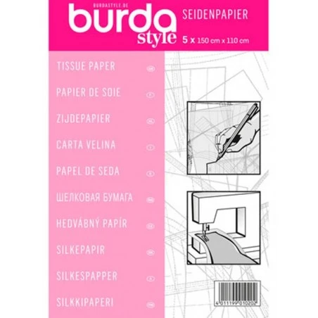 Papel De Seda 150x110 Cm Burda Style 3 Papel De Seda 150x110 Cm Burda Style