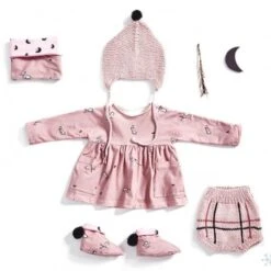 Patrón Katia - Vestido + Cuello + Botitas +Tricot: Gorro Y Braga