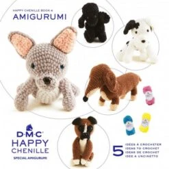 Patrones Crochet DMC Happy Chenille Nº 4 - Perros