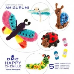 Patrones Crochet DMC Happy Chenille Nº 5 - La Vida En El Jardín