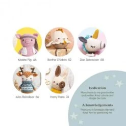 Peter Panda And Pals. 10 Sweet And Easy Amigurumi Designs To Crochet -Las Tijeras Magicas Tienda peter panda and pals 10 sweed and easy amigurumi designs to crochet 2